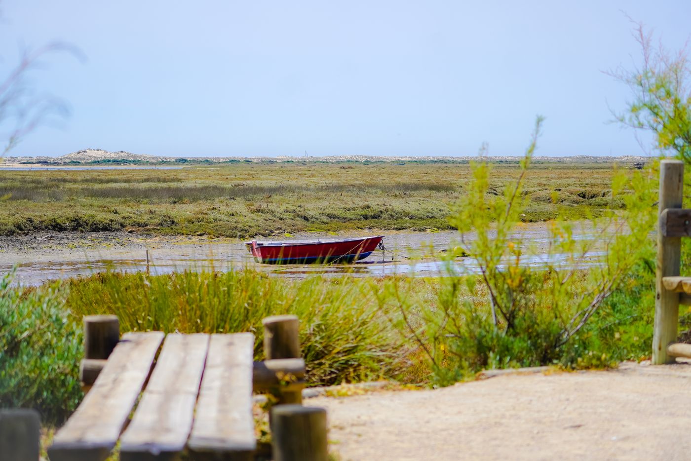 A Ria Formosa abranda no outono.